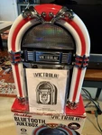 Victrola VJB-125 Bluetooth Desktop Jukebox Cd Player Fm Radio Tested ,excellent. Fixed Price $55.00.