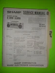 Sharp GF-500 Z Service Manual Original Repair Book Stereo Tape Player Boombox. Fixed Price $27.50.