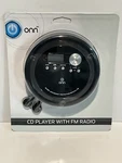 Onn Portable Player Fm Radio Earbuds Battery Operated Anti Skip Lcd Display. Fixed Price $26.99.