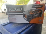 Ridgid R84087 18V Am/fm Bluetooth Radio Black Orange App Compatible. Fixed Price $122.50.
