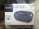 New Vintage Sony CFD-S50 Boombox Cd Player Cassette Am/fm Radio Sealed. Fixed Price $116.99.