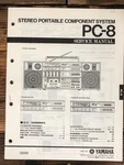 Yamaha PC-8 Stereo Service Manual *original*. Fixed Price $24.97.