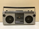 Goldstar TSR-571 Radio Cassette Recorder Vintage Silver Boombox-no Batt Cover. Fixed Price $84.99.