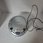 Coby Silver CXCD251 Portable Player With Am/fm Stereo Tuner Tested Works. Fixed Price $18.00.