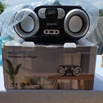 Megatek CB-M25BT Portable Cd Player Bluetooth Fm Usb Aux Headphone Black. Fixed Price $35.32.
