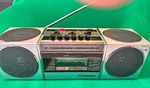 Sanyo M-S400 "boom Box" Am/fm Stereo Radio Casette Speaker-tested. Fixed Price $85.00.
