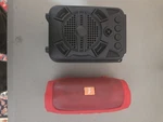 Sing-e ZQS1315 Portable Boombox Led Light Usb 8W Black Red. Fixed Price $40.00.