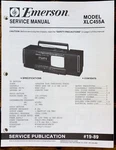 Emerson XLC455A Tv Boombox Service Manual *original*. Fixed Price $19.97.
