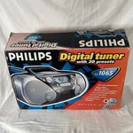2001 Phillips AZ1065 17" Boombox Cd/radio/cassette/recorder W/ Remote Open. Fixed Price $164.99.