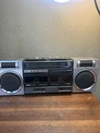 Vtg Montgomery Ward Jsa 39505 Am Fm Boombox Radio Double Cassette Deck. Fixed Price $69.99.