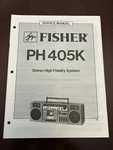 Fisher Ph 405K Stereo System Boombox Service Manual Vintage Oem Diagrams. Fixed Price $21.99.