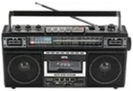 Black Qfx J-230BT(220BT) Retro Am/fm Radio+rechargeable+cassette MP3 Converter. Fixed Price $49.90.