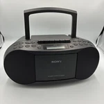 Sony CFD-S70 Black Stereo Cd Player Cassette Recorder Boombox Am/fm Radio. Fixed Price $59.99.