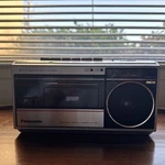 Vtg Panasonic RX-1822 2-BAND Fm-am Radio Cassette Recorder Mini Boombox Silver. Fixed Price $57.88.