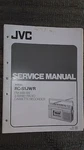 Jvc RC-S1 Jw Service Manual Book Cassette Tape Player 3 Band Radio Am Fm. Fixed Price $35.00.