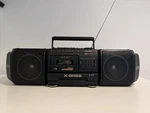 Sharp WF-T380 X-bass Twincam Double Cassette Boombox Stereo Tested Working. Fixed Price $149.99.