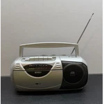 Jensen MCP-160 Portable Am/fm Cassette Recorder Headphone Jack Antenna Silver. Fixed Price $12.99.