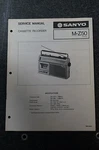 Sanyo M-Z50 Service Manual. Fixed Price $21.99.