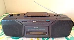 Saba RCR562 Vintage Boombox Portable Stereo Cassette Recorder Radio. Fixed Price $47.03.