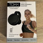 Tokk Smart Wearable Assistant Hands-free Bluetooth Sync Speaker Phone, Black New. Fixed Price $17.50.