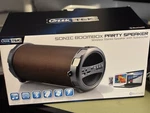 Geek Tek Sonic Boombox Bluetooth Party Speaker W/ Strap, & Accessories. Fixed Price $29.99.