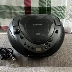 Memorex MP3833BLK Cd Boombox Am/fm Radio Black Wired Aux In Headphone Jack. Fixed Price $25.00.