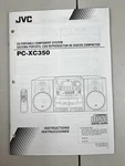 Oem Jvc PC-XC350 Manual Instructions For Cd Portable Component System. Fixed Price $12.14.