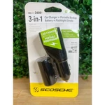 Nib Scosche 2600 PBC71R Gobat 3-IN-1 12V Usb Car Charger Adapter With Mah. Fixed Price $16.00.