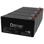 Mighty Max 4 Pack 12V 1.3AH Sla Battery For Amplivox System AMP-SW212. Fixed Price $39.99.