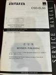 Aiwa CSD-EL50 CSDEL50 Repair Service Manual From The Usa 1019 1480 *original**. Fixed Price $19.99.