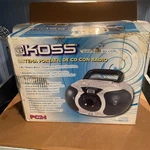Koss PC24 Portable Cd Boombox Am/fm Radio With Super Bass. Fixed Price $66.99.