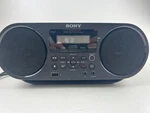Sony Boombox Cd MP3 Bluetooth Am Fm Radio Mega Bass ZS-RS60BT Tested Works. Fixed Price $53.95.