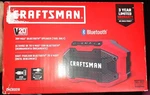 Craftsman V20 20V Max Bluetooth Speaker Portable Wireless Audio CMCR001B. Fixed Price $85.00.
