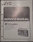 Jvc RC-717C RC-717JW Radio Service Manual Original. Fixed Price $29.99.