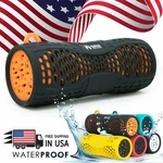 Emb Rechargeable Waterproof Speaker Outdoor Wireless Shower - Orange W/ Bluetoot. Fixed Price $28.99.