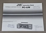 Jvc Portable Component System PC-1JW Instruction Book D-3706. Fixed Price $54.95.