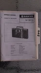 Sanyo M9818 Service Manual Original Repair Book Stereo Tape Player Radio Boombox. Fixed Price $19.98.