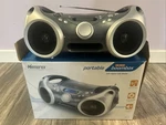 Memorex MP3142 Portable Cd Player Am/fm Radio Boombox Tested Works Great W/box. Fixed Price $36.54.