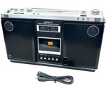 Sony CF-6500 Boombox Cd & Cassette Player, Radio Fm/am, Portable, Silver/beige. Fixed Price $606.39.