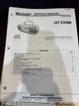 Orig. Sharp QT-CH88 QTCH88 Repair & Service Manual *original*. Fixed Price $13.49.