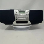 Sony CFD-S38 Cd Radio Cassette Corder Boombox Mega Bass Silver Black. Fixed Price $64.96.