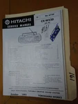 Hitachi CX-W520 Service Manual Original Repair Book Stereo Cd Player Boombox. Fixed Price $19.98.