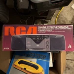 Rca RP-7824 Vintage Boombox Portable Music System Am/fm Stereo/cassette. Fixed Price $149.99.