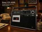 Sony CF-420L Rare Vintage Cassette Recorder 4BAND Receiver. Fixed Price $1189.30.