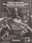 Panasonic Vintage 1970S Print Ad Portable Cassette Tape Recorders. Fixed Price $11.08.