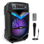 Pyle 600W Rechargeable Outdoor Bluetooth Speaker Portable Pa System Recorder. Fixed Price $102.99.