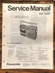 Panasonic RX-1480 Radio / Boombox Service Manual *original* #1. Fixed Price $24.97.