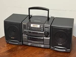 Vintage Rare Aiwa CA-D205U Boombox W/ Detachable Speakers & Original Works. Fixed Price $170.00.