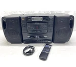 Jvc PC-XC30 Boom Box 6CD Changer Am/fm Radio Dual Cassette Portable Tested Works. Fixed Price $150.00.