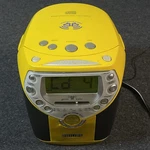 Vtg Philips AJ3957 Am/fm Radio Alarm Clock Cd Player Yellow Tested Works. Fixed Price $44.95.